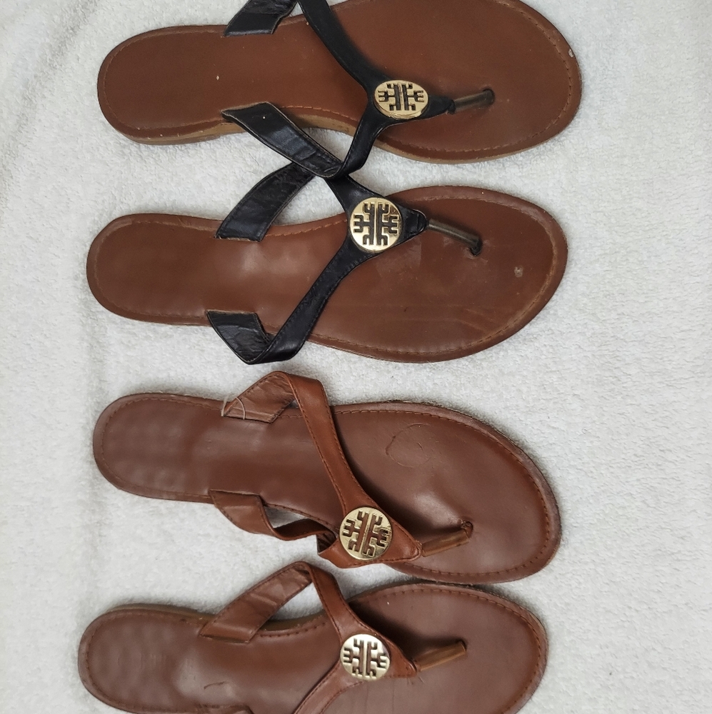 2pc Rouge thong sandals bundle